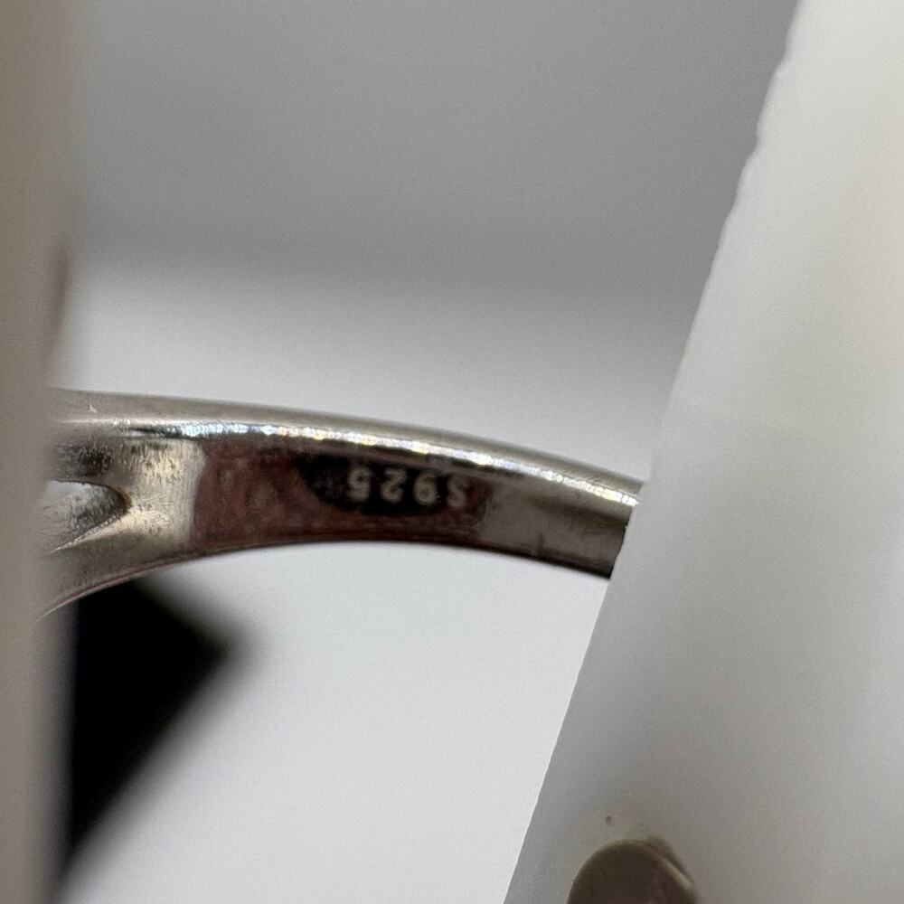1.2ct Moissanite Double Row Eternity Band - S925 White Gold Plated size 7.5 - Picture 5 of 7